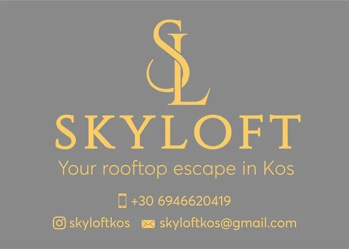 Apartmán Skyloft - Rooftop Jacuzzi & Sea View - Kos