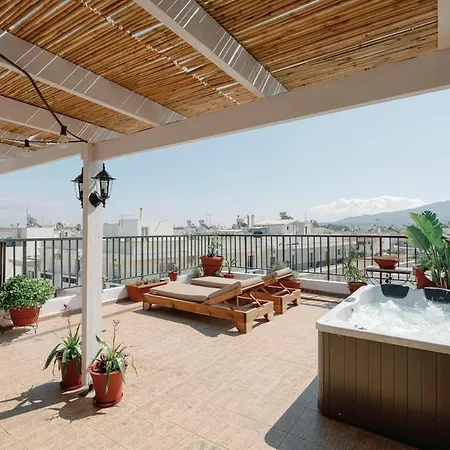 Skyloft - Rooftop Jacuzzi & Sea View - Kos-Stadt