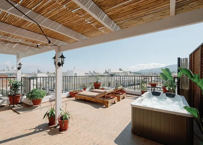 Skyloft - Rooftop Jacuzzi & Sea View - Kos-Stadt